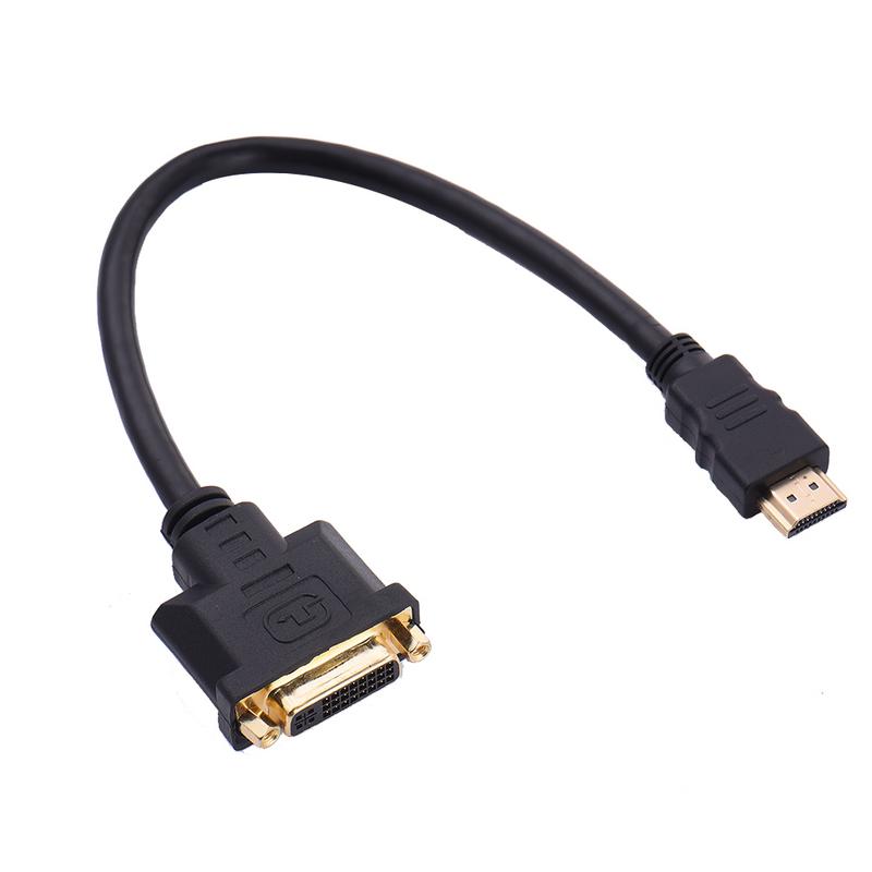 HDMIs-DVI 24 + 5 ̺,   PVC, 30cm, HDMIs Male-DVI Female  ȯ ̺ , PC  hdtv